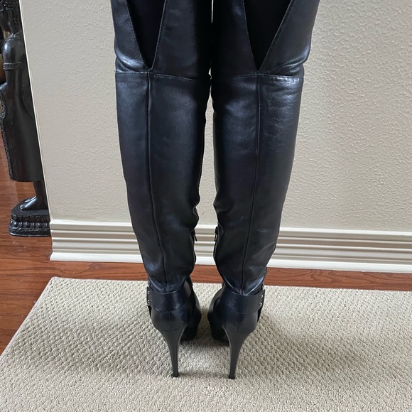 Jessica Simpson Black Over the Knee Boots - Picture 5 of 8